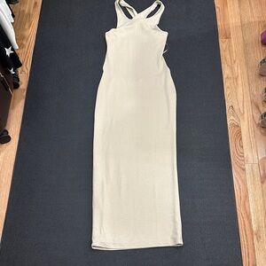 Lioness Cream Backless Dress